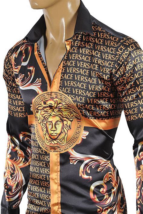 men's versace shirt sale|Versace clothing for men clearance.